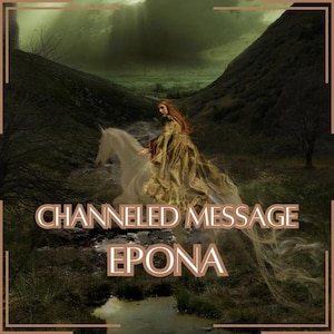 Mensaje canalizado de Epona - Carta canalizada directa [Una página] - ¡Artículo digital únicamente!