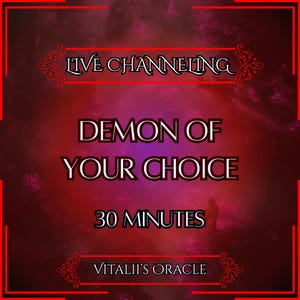 Demon Live Chat - 30 Minutes Demon of your Choice - Discord / IG [Read Description!]