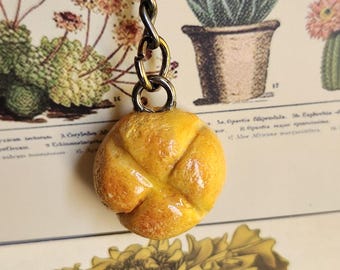 Handmade bun keychain