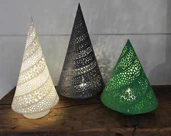 3D Printed Tealight Christmas Trees