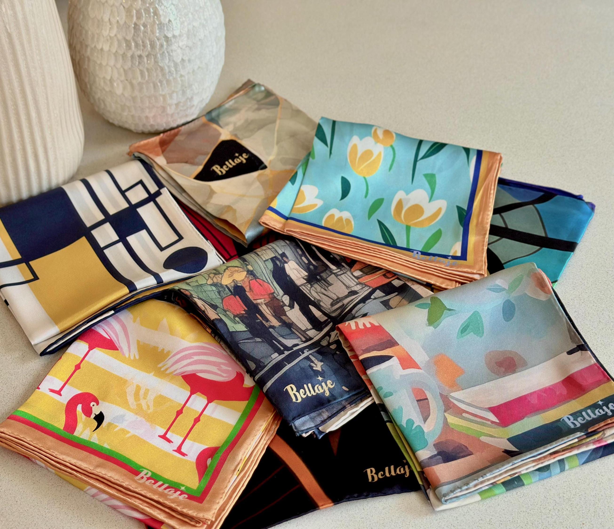 Clearance/Seconds Sale: 100% Silk Scarf with Minor Imperfections, Unique Patterns, Elegant Design, Discounted Price, All Sales Final