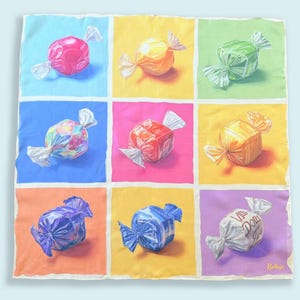 Andy Warhol Silk Scarf - Etsy