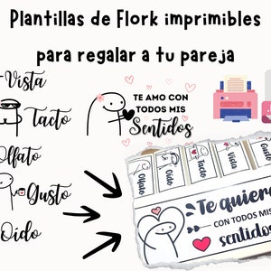 Plantillas de Flork Imprimibles para Regalo a tu Pareja