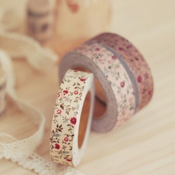 Lovely Mini Mums Fabric Decor Tape 1EA