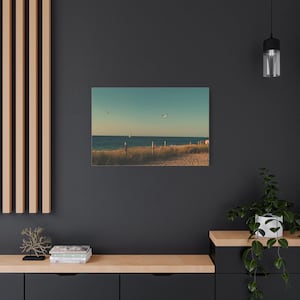 Coastal Serenity Canvas Wall Art, Beach Decor, Nautical Home Decor, Coastal Living, Ocean Art, Gift for Beach Lovers, Summer Vibes