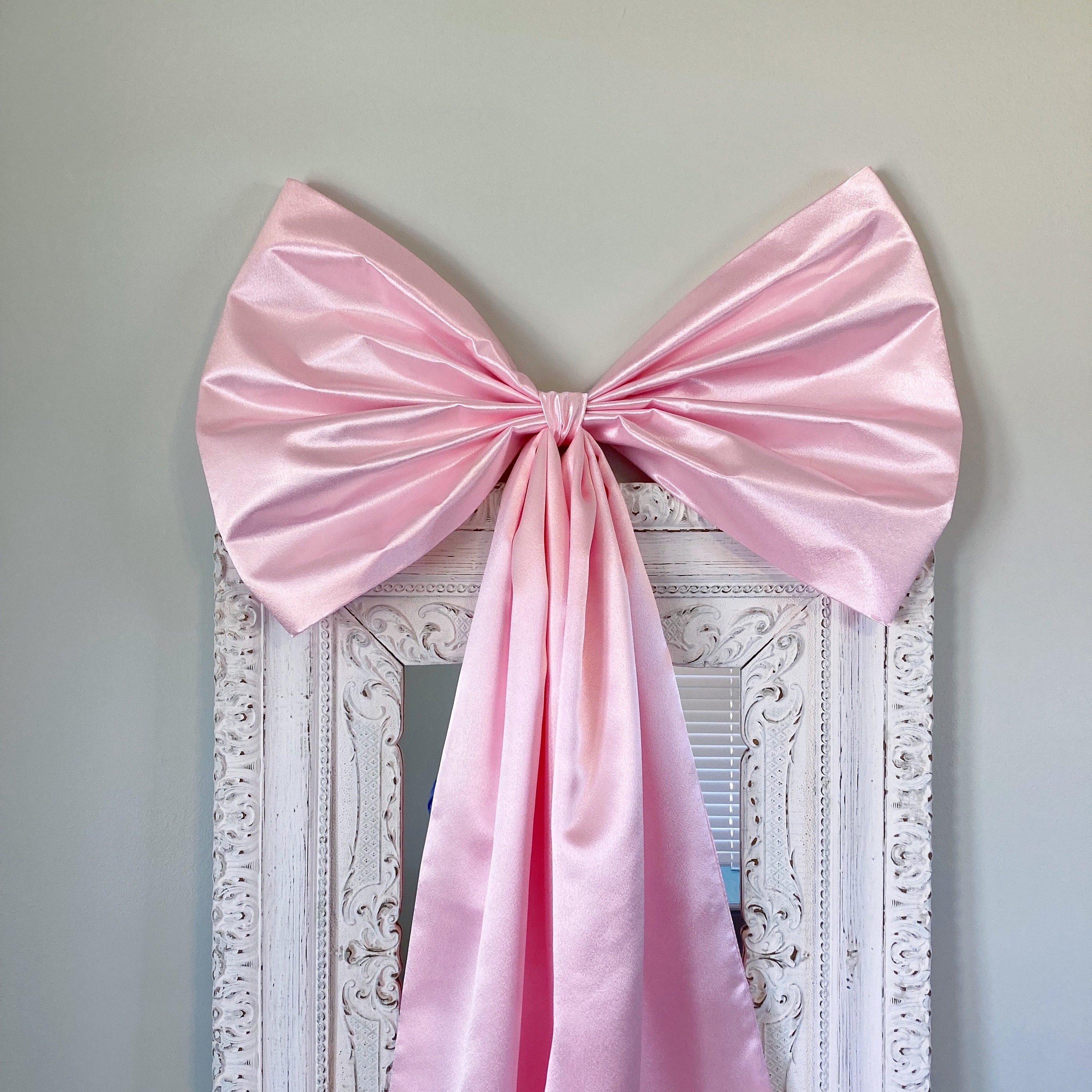 Coquette Big Bow Decor Coquette Room Decor Coquette Aesthetic Coquette Art Coquette Wall Decor Large Wall Bow Hot Pink Wall Art Pink Gingham