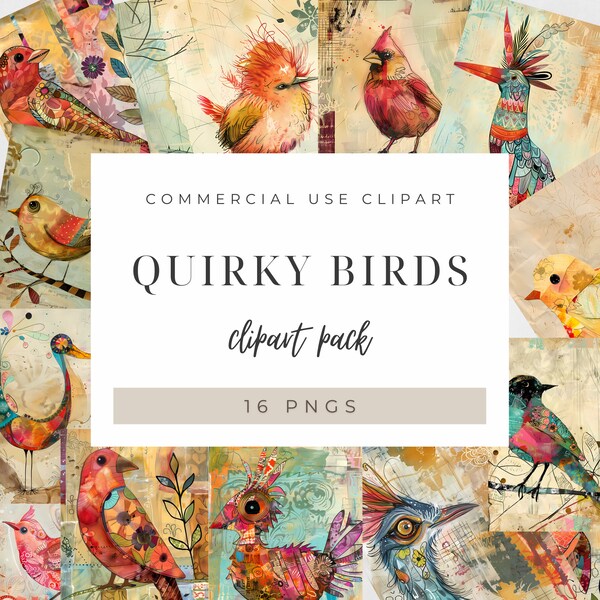 Quirky Birds Digital Downloads