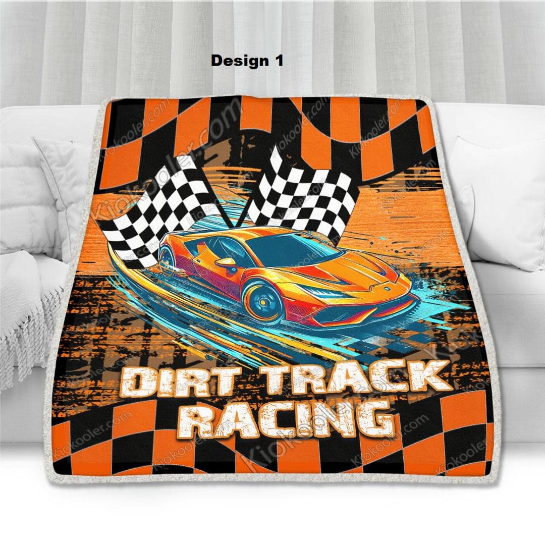 Dirt Late Models Racing Throws Blanket Comfort Warmth Soft Cozy Blanket ...