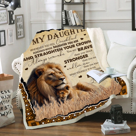 Lion throw blanket hotsell