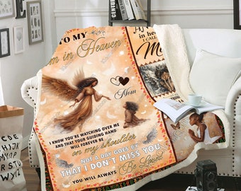 Loving Memory Blanket Gift, Memorial Blanket For Loss Of Daughter, Sympathy Gift For Loss Of Mom