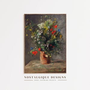 春の花束、ピエール・オーギュスト・ルノワールの絵画、デジタル 春の花束、ピエール・オーギュスト・ルノワールの絵画、デジタル