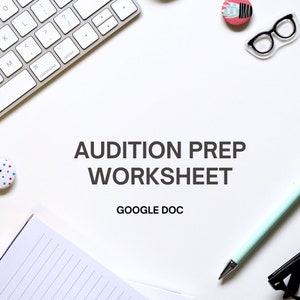 Förberedelseblad för audition (Google-dokument för skådespelare)