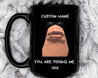 Marcus the Worm Personalized Gift Mug, Marcus The Worm Merch, Funny Meme Brain Rot Shirt, Marcus I'm Mildly Irritated, Brain Rot Mug