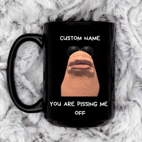 Marcus the Worm Personalized Gift Mug, Marcus The Worm Merch, Funny Meme Brain Rot Shirt, Marcus I'm Mildly Irritated, Brain Rot Mug