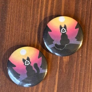 Boutons Therian Sunset