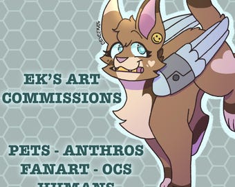 Custom Art Commissions: Furry, Pet, Fanart