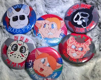 Slasher Kitties Buttons