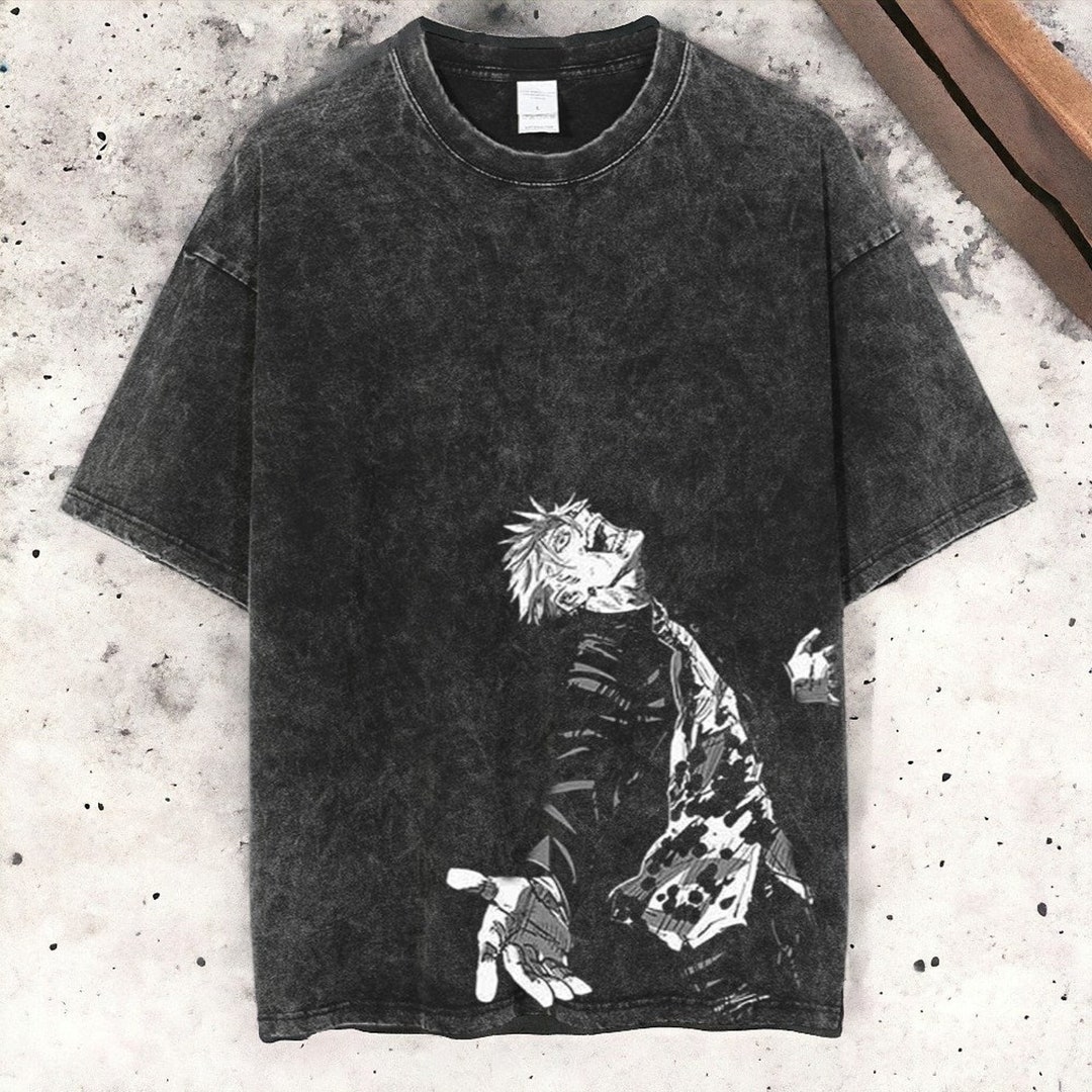 Flowereyes Magliette Unisex Jujutsu Kaisen Satoru Gojo Modello Manica Corta Anime Gojo Tee Estate Maglietta Casual Allentata Per Donne Uomini 125208238