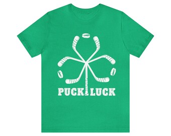 Unleash Your Puck Luck - Premium Hockey Unisex T-shirt for