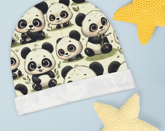 Gorro para bebé Oso Panda Gorro para bebé Gorro suave para bebé