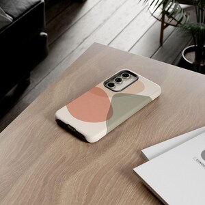 Abstract Neutral Phone Case | Modern Minimal Art Case for iPhone 17 Pro Max, iPhone 16, Samsung Galaxy S25 image 4