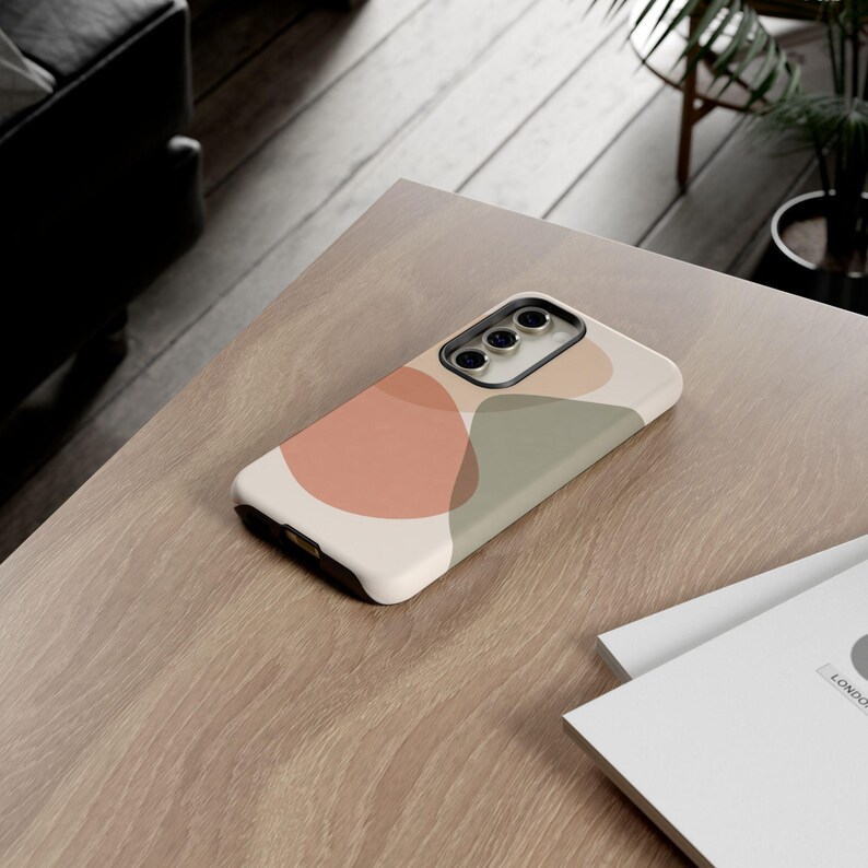Abstract Neutral Phone Case | Modern Minimal Art Case for iPhone 17 Pro Max, iPhone 16, Samsung Galaxy S25 image 4