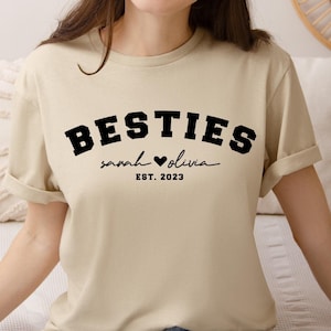 Custom Bestie Shirt,Custom Since Best Friends Shirts,Matching Best Friend Shirt,Best Friend Shirt,Bestie Shirt,Bestie Outfit
