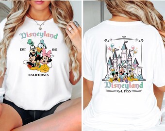 Disneyland California Est 1955 Shirt, Mickey And Friends Shirt, Disneyworld Shirt, Disney Trip Shirt, Disneyland Vintage Shirt, Disney Shirt