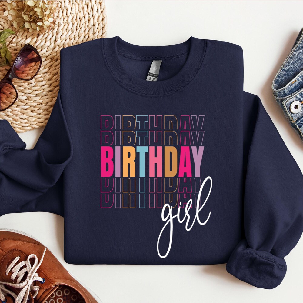Birthday Girl Sweatshirt, The Birthday Girl Sweatshirt, Youth Birthday Girl Sweatshirt, Birthday Squad Sweatshirt, Birthday Sweatshirt Amitytees