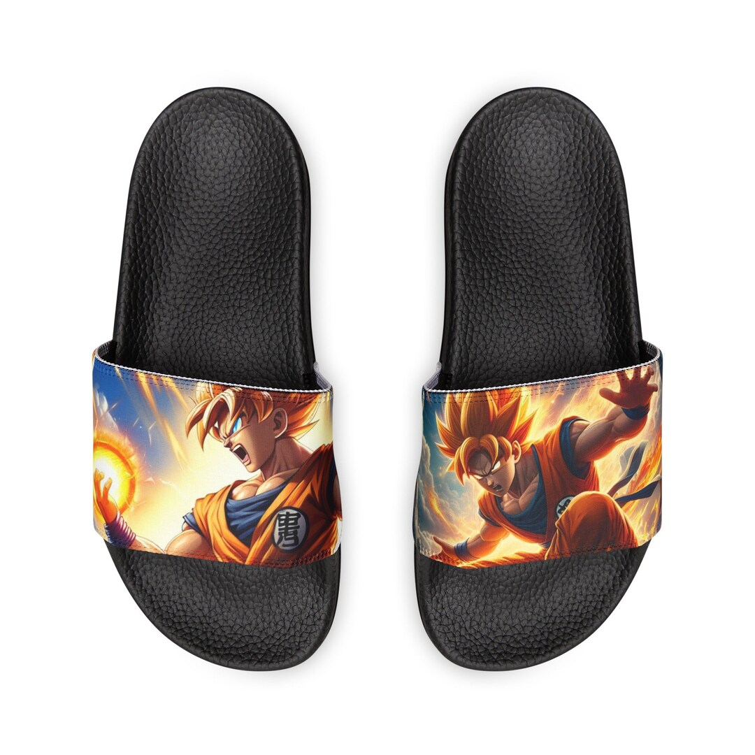dragon ball nike slides
