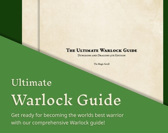 D&D Warlock 5e Guide, Eldritch Magic Toolkit (Digital Download)