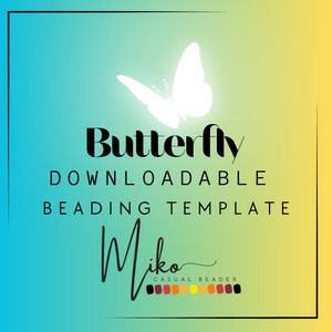 Butterfly Beading Template PDF