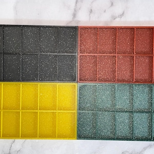 Nail Art Display - Short Nail Tray for Press-On Nails, Acrylic Nails, Nail Tips, Fake Nails, Nail Holder, Nail Organizer