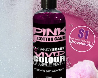 CANDYSCENT™ Vivid Colour Bubble Bath - 7 colours - Kids bath water fun -  Sensory Play