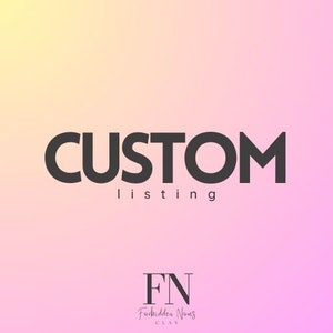 Custom Listing for Mini Polymer Clay Figure