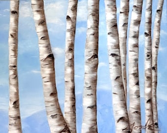 Birch Tree Art Print | Fine Art Giclee