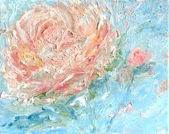Rose Bud Giclee Print, Floral Still Life