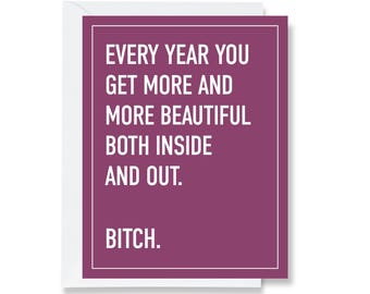 More and More Beautiful Greeting Card