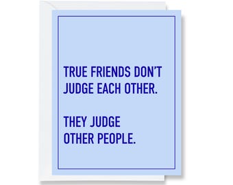 True Friends Greeting Card