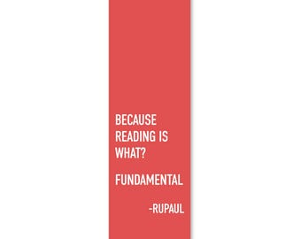 Reading is Fundamental Bookmark