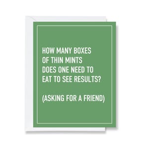 Thin Mints Greeting Card