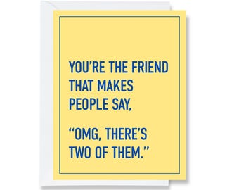 OMG There's Two of Them Greeting Card