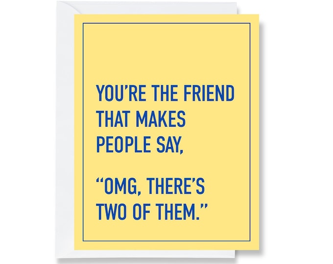 OMG There's Two of Them Greeting Card