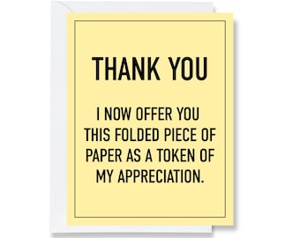 Token of My Appreciation Greeting Card