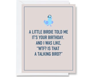 Little Birdie Greeting Card