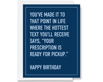 Your Prescription is Ready Greeting Card