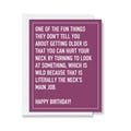 Hurt Your Neck Greeting Card