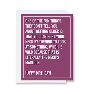 Hurt Your Neck Greeting Card