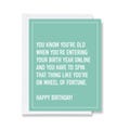 Wheel of Fortune Greeting Card