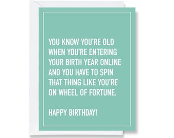 Wheel of Fortune Greeting Card